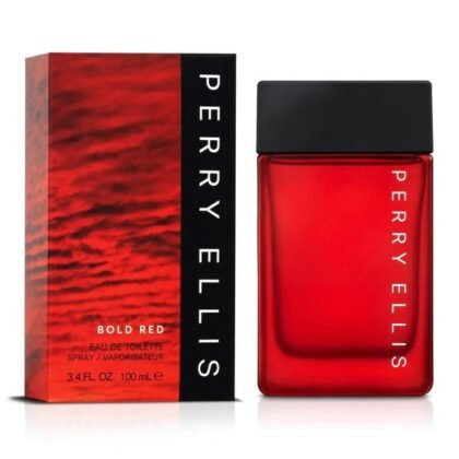 Perry Ellis Bold Red, perfume masculino intenso con notas cítricas, especiadas y amaderadas.