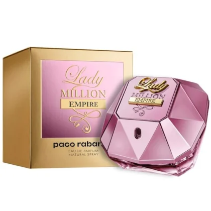 Lady Million Empire Paco Rabanne, fragancia audaz y sofisticada con notas cítricas, florales y orientales.