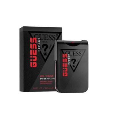 Guess Effect Men, perfume masculino elegante con notas cítricas, herbales y amaderadas.