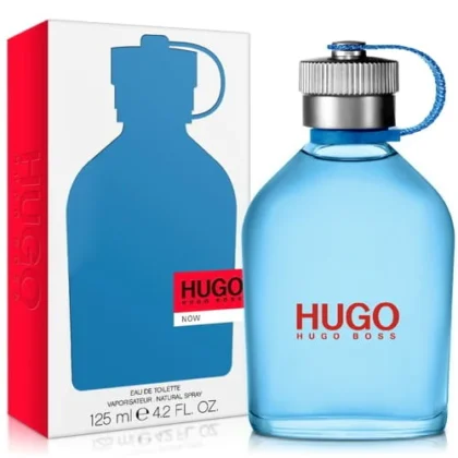 Hugo Boss Now, perfume fresco y moderno con notas cítricas, herbales y base cálida masculina.