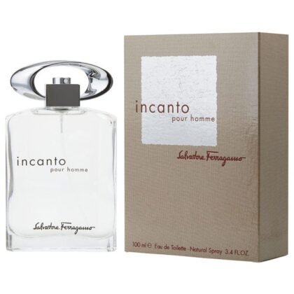 Incanto Pour Homme Salvatore Ferragamo, fragancia masculina fresca, elegante y sofisticada con un toque sensual.