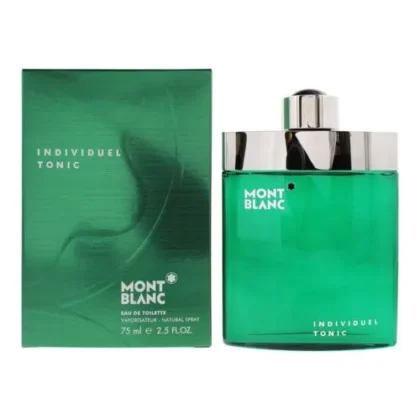 Montblanc Individuel Tonic, perfume masculino fresco con notas cítricas, herbales y base cálida elegante.