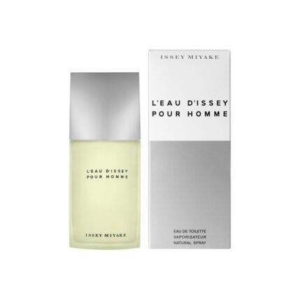 Issey Miyake L’Eau d’Issey Pour Homme, perfume masculino fresco con notas cítricas, especiadas y amaderadas.