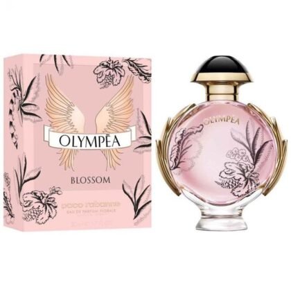 Olympea Blossom Paco Rabanne, fragancia fresca y sensual con notas frutales, florales y orientales.