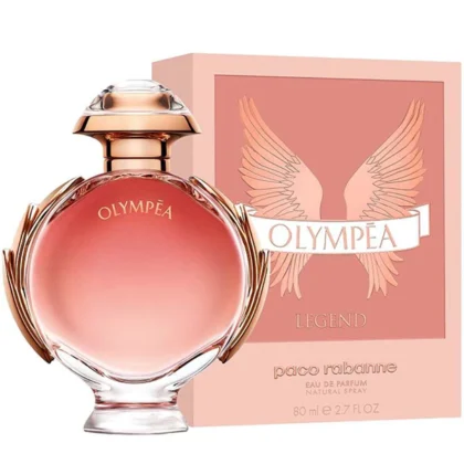 Olympea Legend Paco Rabanne, fragancia intensa y sensual con notas frutales, florales y orientales.
