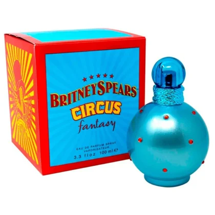 Britney Spears Circus Fantasy, fragancia femenina fresca, romántica y sofisticada con un toque sensual y moderno.