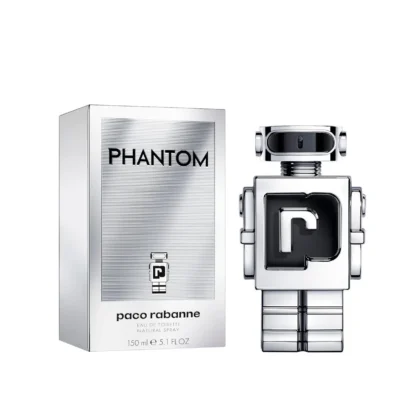 Phantom Paco Rabanne, fragancia futurista y masculina con notas cítricas, especiadas y orientales.