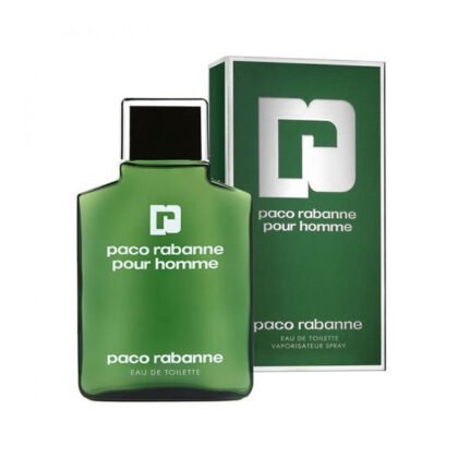 Paco Rabanne Pour Homme, fragancia clásica y masculina con notas herbales, florales y amaderadas.