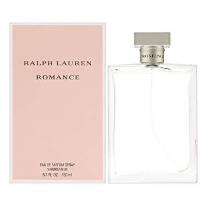 Ralph Lauren Romance, perfume femenino elegante con notas cítricas, florales y amaderadas.