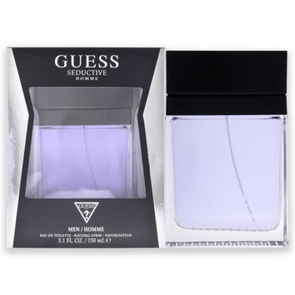 Guess Seductive Homme, perfume masculino elegante con notas cítricas, florales y amaderadas.