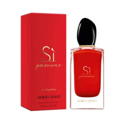 Si Passione Giorgio Armani, fragancia femenina intensa, fresca y apasionada con un toque sofisticado.