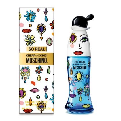 Moschino CheapandChic So Real, perfume femenino con notas afrutadas, florales y base cálida envolvente.