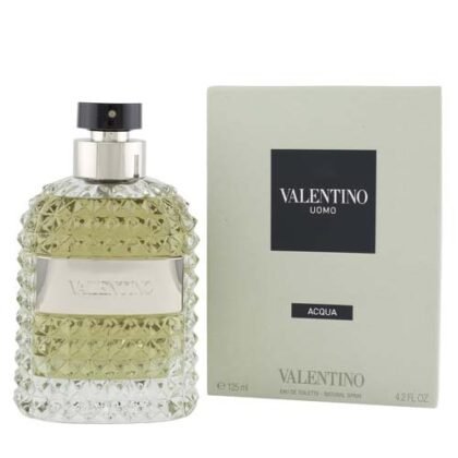 Valentino Uomo Acqua, perfume masculino fresco con notas cítricas, herbales y amaderadas.