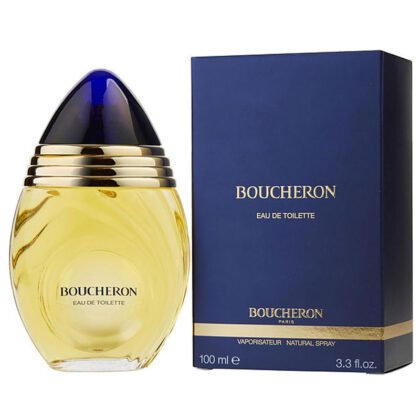 Boucheron de Boucheron, perfume clásico con notas cítricas, florales y base amaderada elegante.