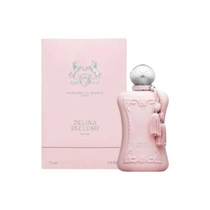 Parfums de Marly Delina Exclusif, lujo floral y ambarado con estela intensa y sofisticada.