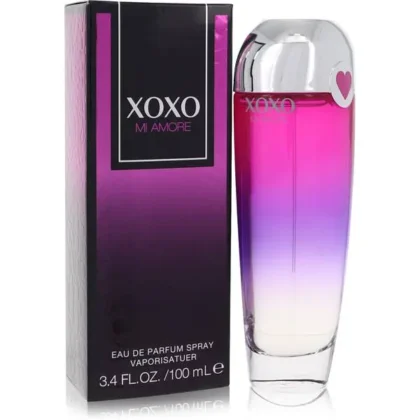 Mi Amore Eau de Parfum, dulzura frutal y base cálida que transmiten encanto y sofisticación.