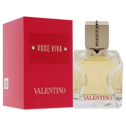 Valentino Voce Viva, frescura cítrica y base cálida que transmiten encanto y sofisticación.
