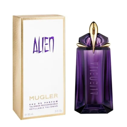 Perfume Alien Mugler: misterio, elegancia y luz en un frasco icónico.