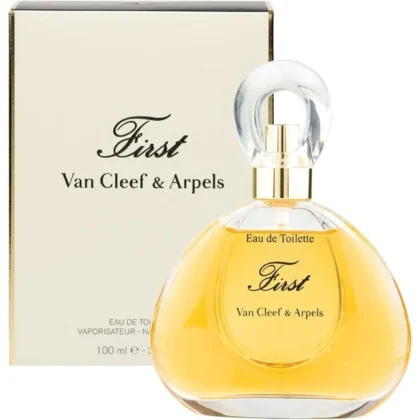 Van Cleef & Arpels First, elegancia floral y base cálida que transmiten lujo y sofisticación.