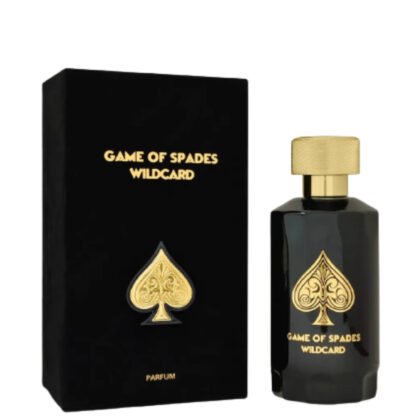 Jo Milano Game Of Spades Wildcard, perfume masculino con notas cítricas, especiadas y base ambarina elegante.