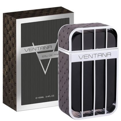 Armaf Ventana, perfume masculino con notas cítricas, florales y base amaderada elegante.