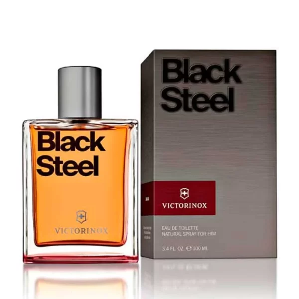 Perfume Swiss Army Black Steel Eau De Toilette – 100ml – Hombre