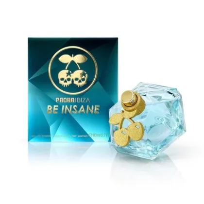 Pacha Ibiza Be Insane mujer: cítricos, flores silvestres y madera en una fragancia fresca y provocadora para mujeres libres.