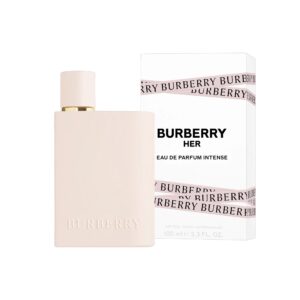 Burberry Her Intense: mora, jazmín y benjuí en una fragancia intensa, sensual y elegante. Deja huella con su estela cálida y sofisticada