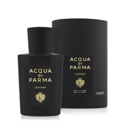 Descubre Acqua di Parma Leather, fragancia masculina elegante y sofisticada con notas cítricas, cuero y maderas, ideal para proyectar lujo y magnetismo.