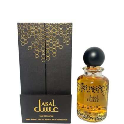 Ozareej Asal, perfume elegante con notas cítricas, miel dorada y base amaderada intensa.