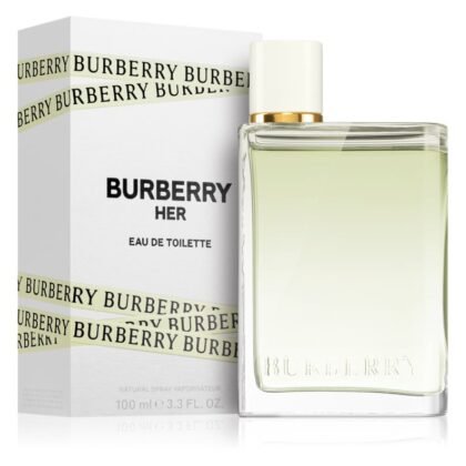Descubre Burberry Her, un perfume femenino fresco, sofisticado y moderno, perfecto para mujeres radiantes, seguras de sí mismas y que buscan destacar cada día.