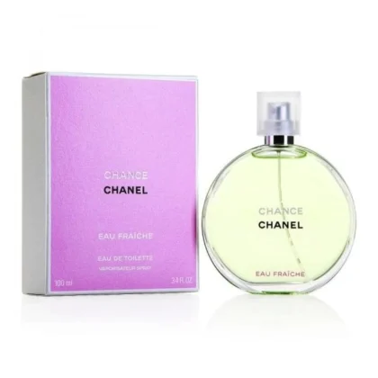 Chance Eau Fraîche Chanel, perfume femenino con notas cítricas, florales y amaderadas de gran frescura.