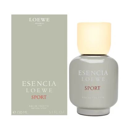 Esencia de Loewe Sport, perfume masculino con notas cítricas, especiadas y maderas nobles.
