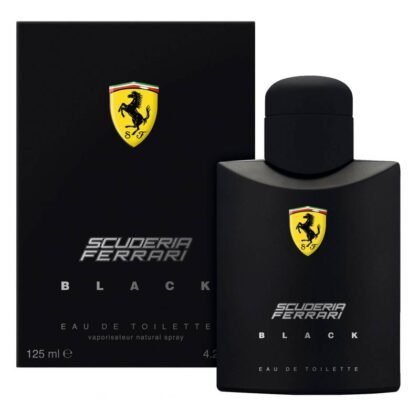 Descubre Scuderia Ferrari Black de Ferrari, un perfume masculino elegante y envolvente, ideal para hombres modernos que buscan confianza y sofisticación.