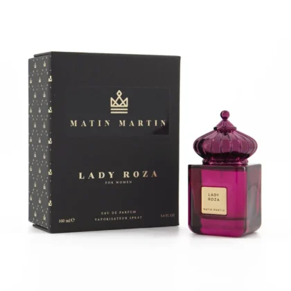 Descubre Matin Martin Lady Roza, un perfume femenino elegante, seductor y sofisticado, perfecto para mujeres seguras, con estilo y llenas de confianza.