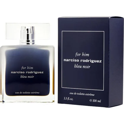 Descubre Narciso Rodriguez Blue Noir For Him EDT Extreme, fragancia masculina fresca y elegante con notas cítricas, almizcladas y amaderadas.