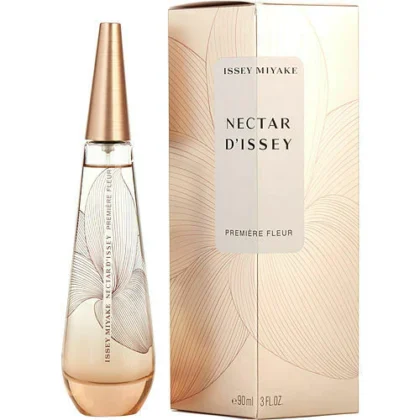 Nectar d'Issey Première Fleur de Issey Miyake: pera, flores y almizcle en una fragancia pura, fresca y femenina.