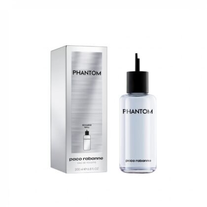 Phantom Refill, fragancia masculina con notas cítricas, especiadas y amaderadas. Elegante, versátil y perfecta para día y noche.