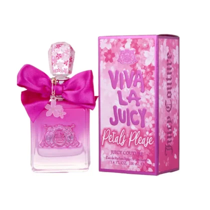 Viva La Juicy Petals Please Juicy Couture, perfume femenino con notas frutales, florales y cálidas.