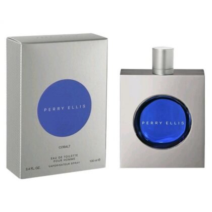 Descubre Perry Ellis Cobalt, fragancia masculina fresca y elegante con notas cítricas, aromáticas y amaderadas, ideal para día y noche.