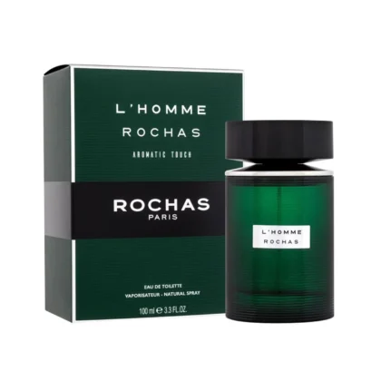 Descubre Rochas L’homme Aromatic Touch, fragancia masculina fresca y elegante con notas cítricas, florales y amaderadas, ideal para día y noche.