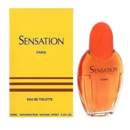 Sensation Paris Eau de Toilette, fragancia fresca y elegante con notas cítricas, florales y cálidas.