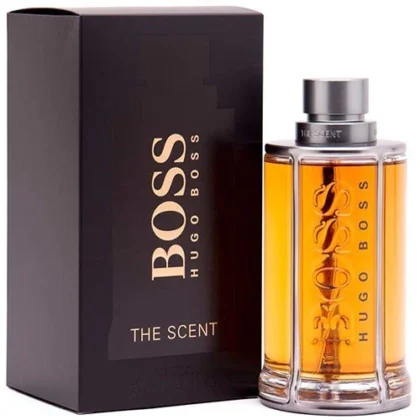 Hugo Boss The Scent, perfume masculino seductor con notas de jengibre, maninka y cuero.