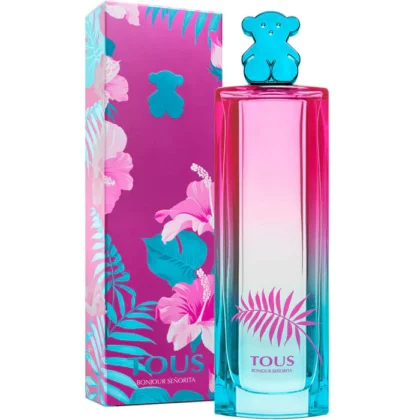 Tous Bonjour Señorita, perfume femenino con notas frutales, florales y cálidas de vainilla y almizcle.