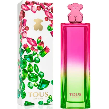 Tous Gems Power, perfume femenino con notas cítricas, florales y cálidas de vainilla y almizcle.