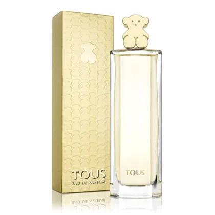 Tous Gold, perfume femenino con notas frutales, florales y cálidas de vainilla y almizcle.