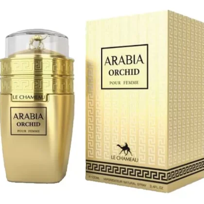 Le Chameau Arabia Orchid: floral, licorosa y terrosa. Una fragancia femenina intensa para noches de lujo y presencia inolvidable