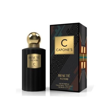 Capones Beauté Noire: manzana verde, cedro y ámbar gris en una fragancia amaderada especiada, elegante y masculina.