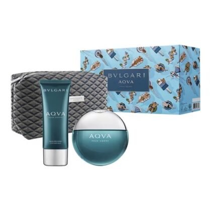 Aqva Pour Homme de Bvlgari: cítricos, algas y ámbar en una fragancia masculina que refleja frescura y sofisticación marina.