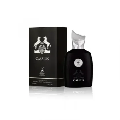 Cassius de Maison Alhambra: floral frutal con manzana, rosa y vainilla. Elegancia versátil para mujeres sofisticadas
